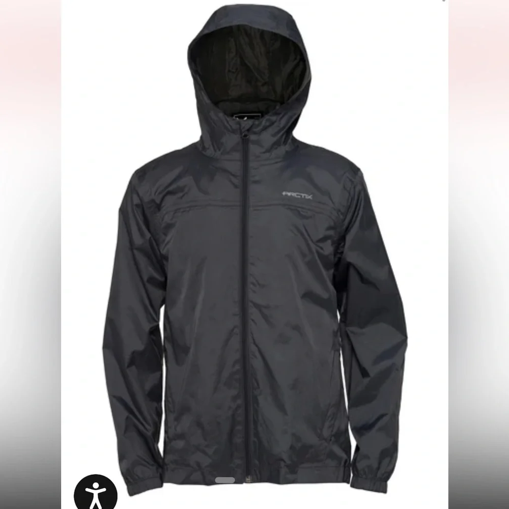 Arctix Stream Raincoat with Hood in Seaport Size Medium